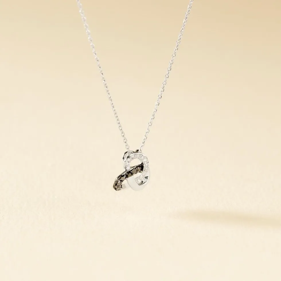 Collier Constellation Or Blanc Diamant