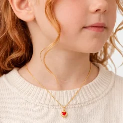 Collier Coralie Coeur Or Jaune