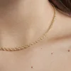 Collier Cordelia Danilo Maille Corde Or Jaune
