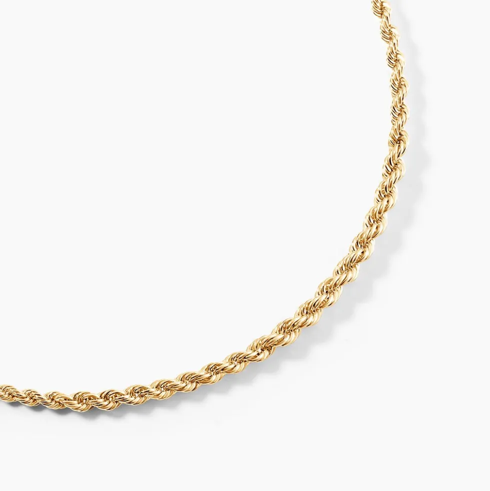 Collier Cordelia Danilo Maille Corde Or Jaune