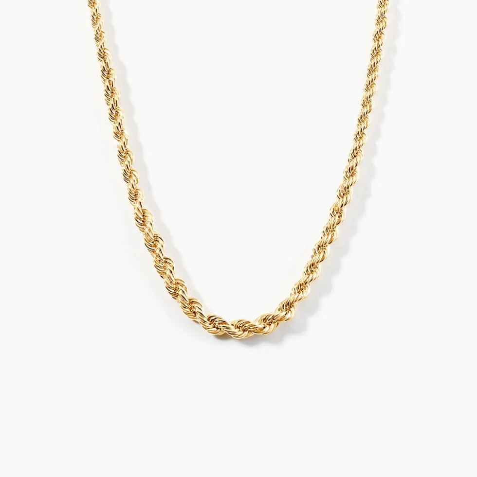 Collier Cordelia Danilo Maille Corde Or Jaune
