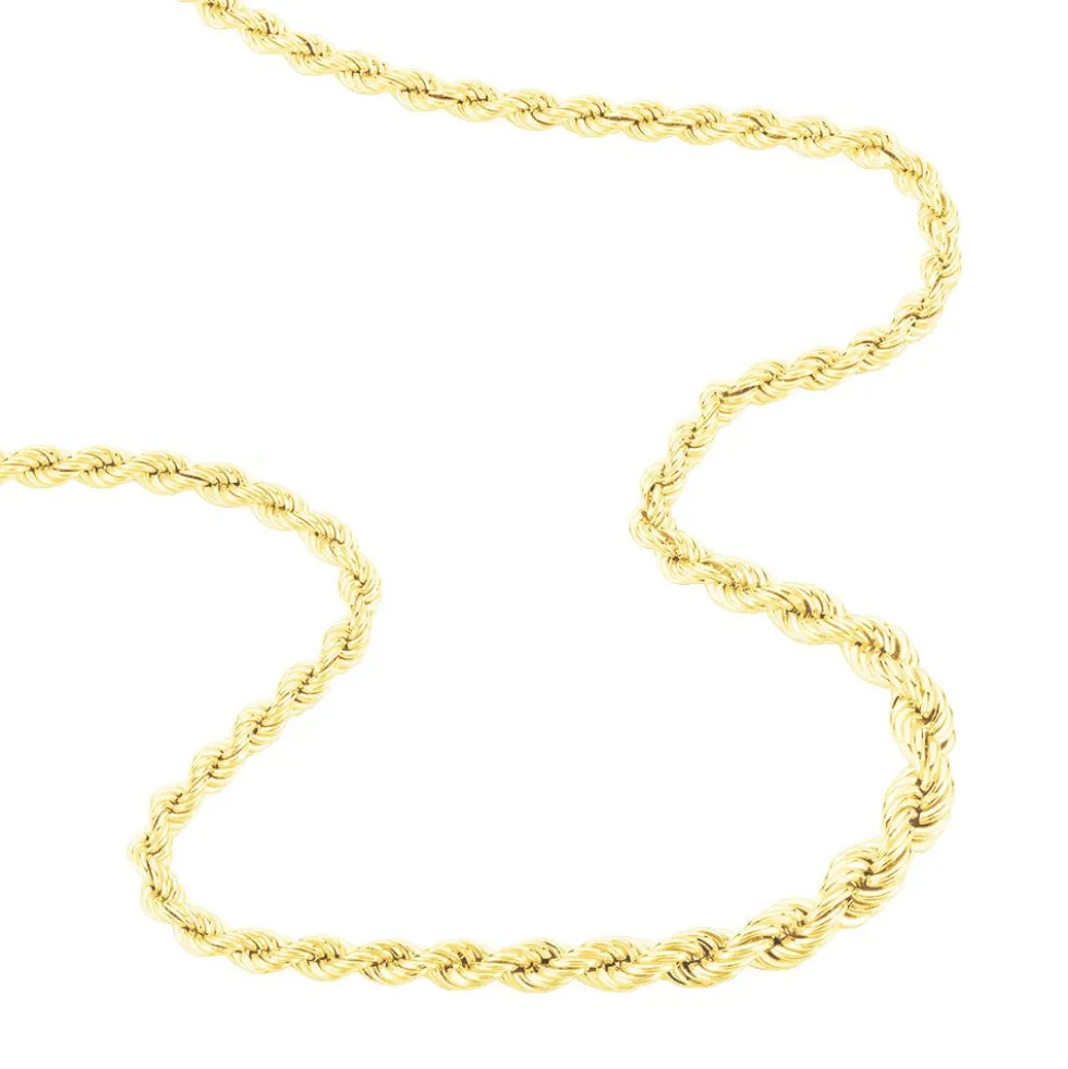 Collier Cordelia Danilo Maille Corde Or Jaune