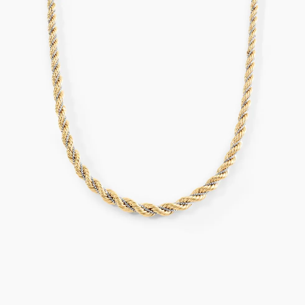 Collier Cordelia Danilo Maille Corde Et Venitienne