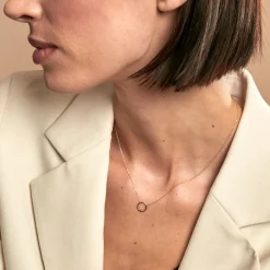 Collier Cornioa Or Jaune Diamant