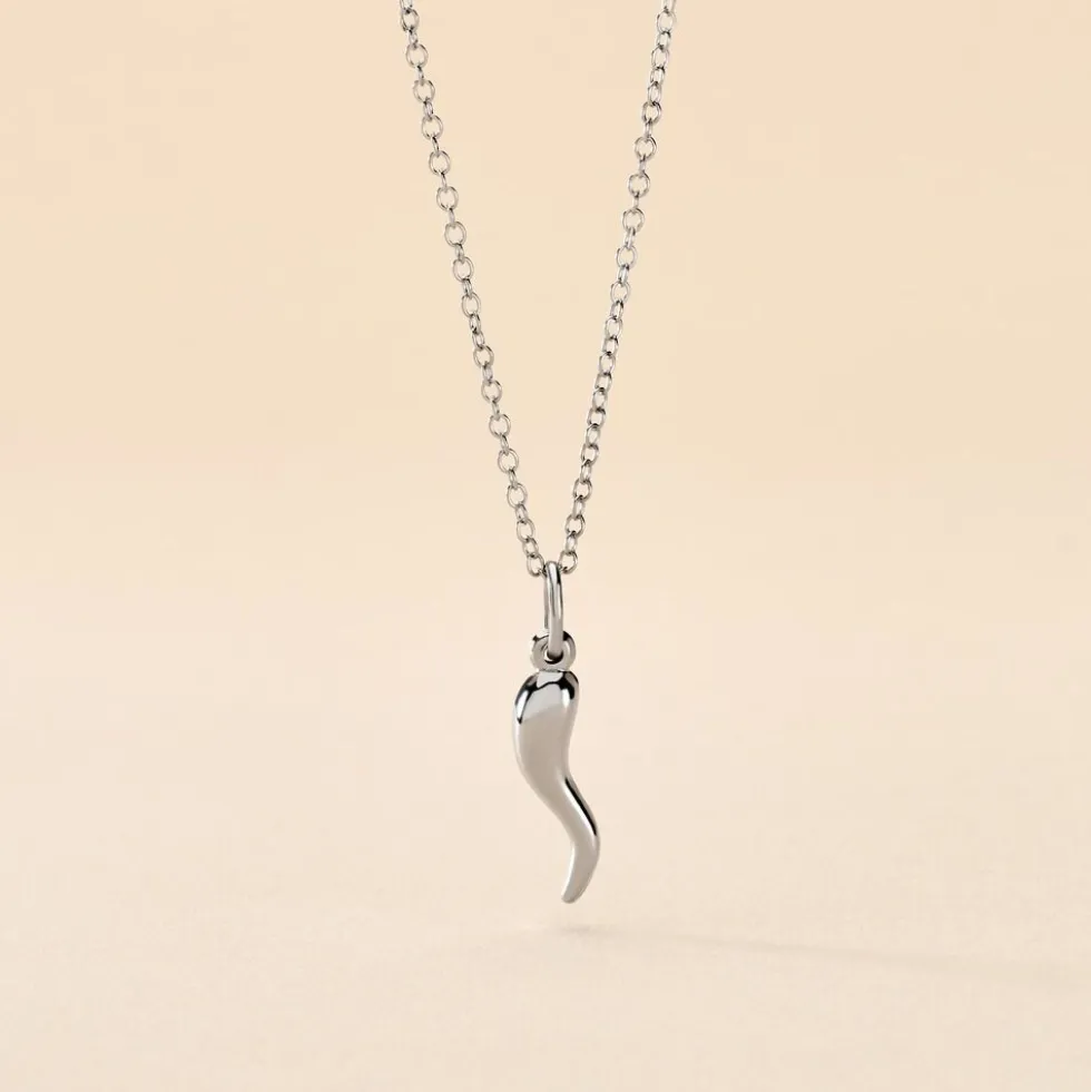 Collier Cornucopia Argent Blanc