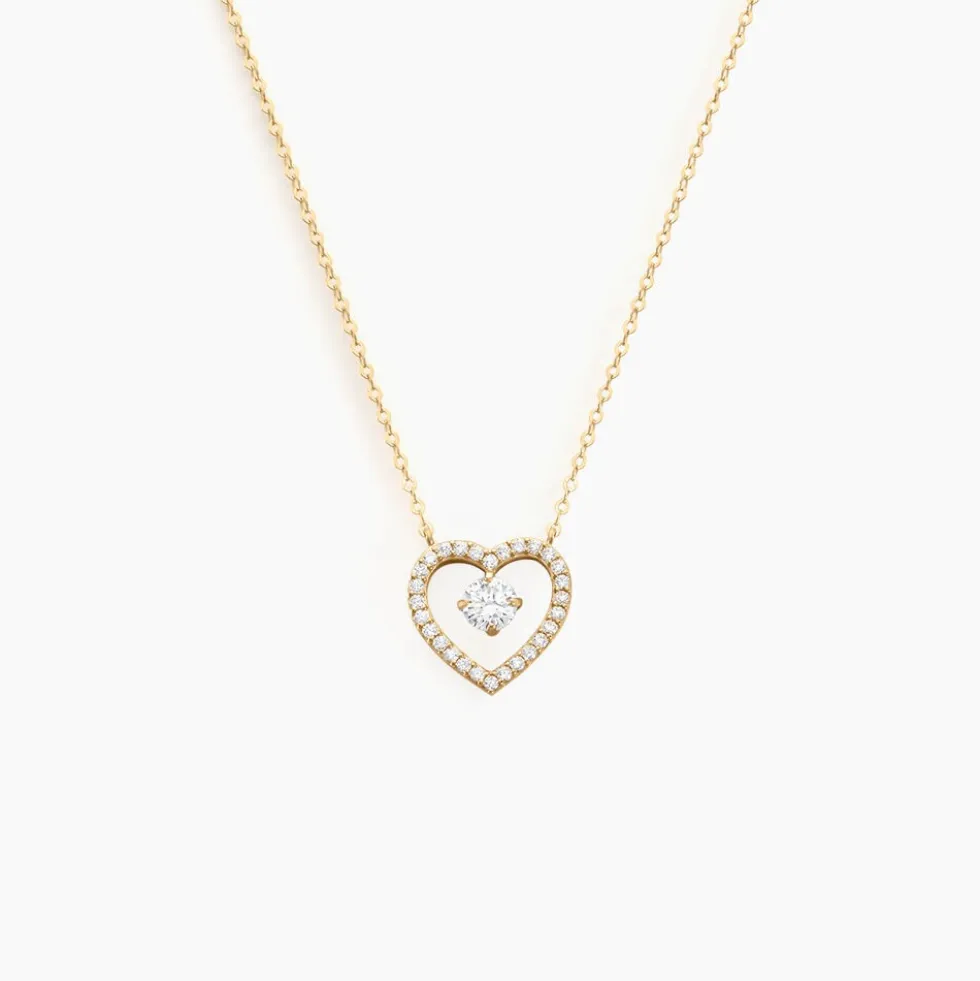 Collier Cortney Or Jaune Oxyde De Zirconium
