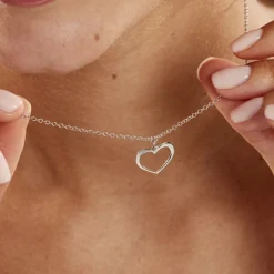 Collier Cosima Argent Blanc