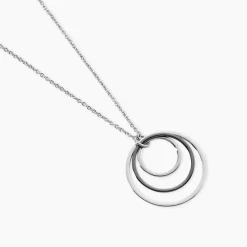 Collier Cristale Argent Bicolore