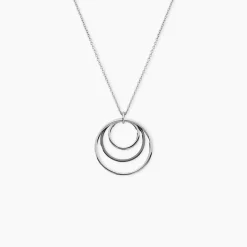 Collier Cristale Argent Bicolore