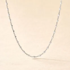 Collier Danael Argent Blanc
