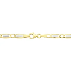 Collier Danae Plaquette Or Bicolore
