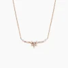 Collier Davena Argent Rose Oxyde De Zirconium