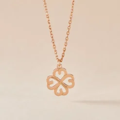 Collier Delmira Argent Rose