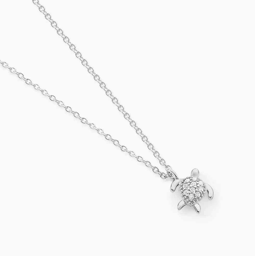 Collier Desert Argent Blanc Oxyde De Zirconium