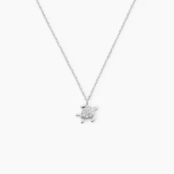 Collier Desert Argent Blanc Oxyde De Zirconium