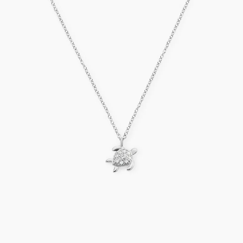 Collier Desert Argent Blanc Oxyde De Zirconium