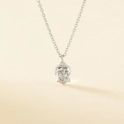 Collier Dhyana Argent Blanc