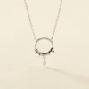 Collier Dhyana Argent Blanc