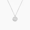Collier Dhyana Argent Blanc Oxyde De Zirconium