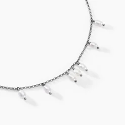 Collier Didem Argent Blanc Perle De Culture