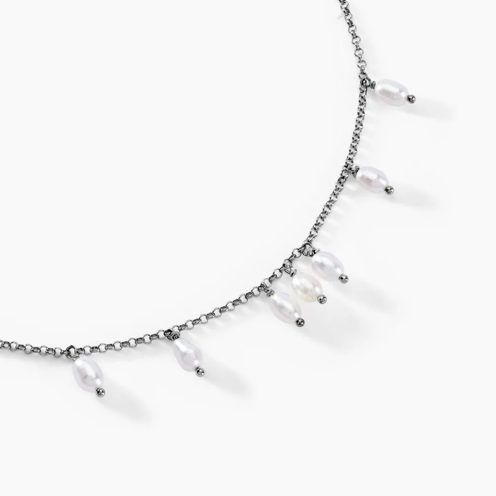 Collier Didem Argent Blanc Perle De Culture
