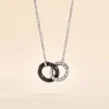 Collier Dina Argent Blanc Céramique Et Oxyde De Zirconium