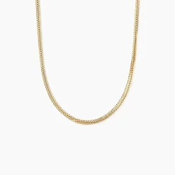 Collier Doline Maille Anglaise Or Jaune