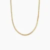 Collier Doline Maille Anglaise Or Jaune