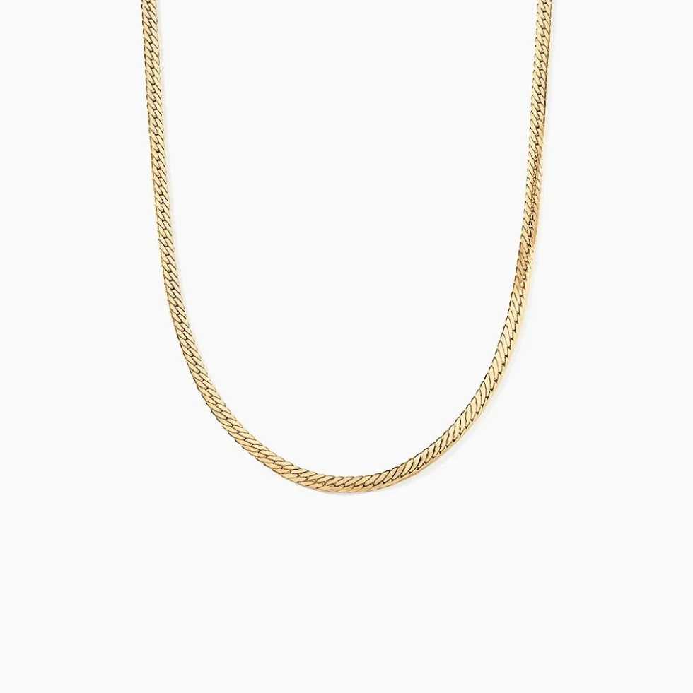 Collier Doline Maille Anglaise Or Jaune