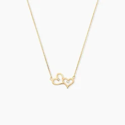 Collier Duleep Or Jaune Oxyde De Zirconium