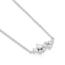 Collier Eden Argent Blanc Oxyde De Zirconium