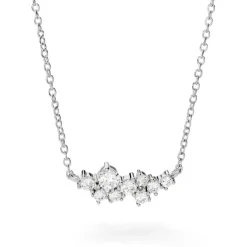 Collier Eden Argent Blanc Oxyde De Zirconium