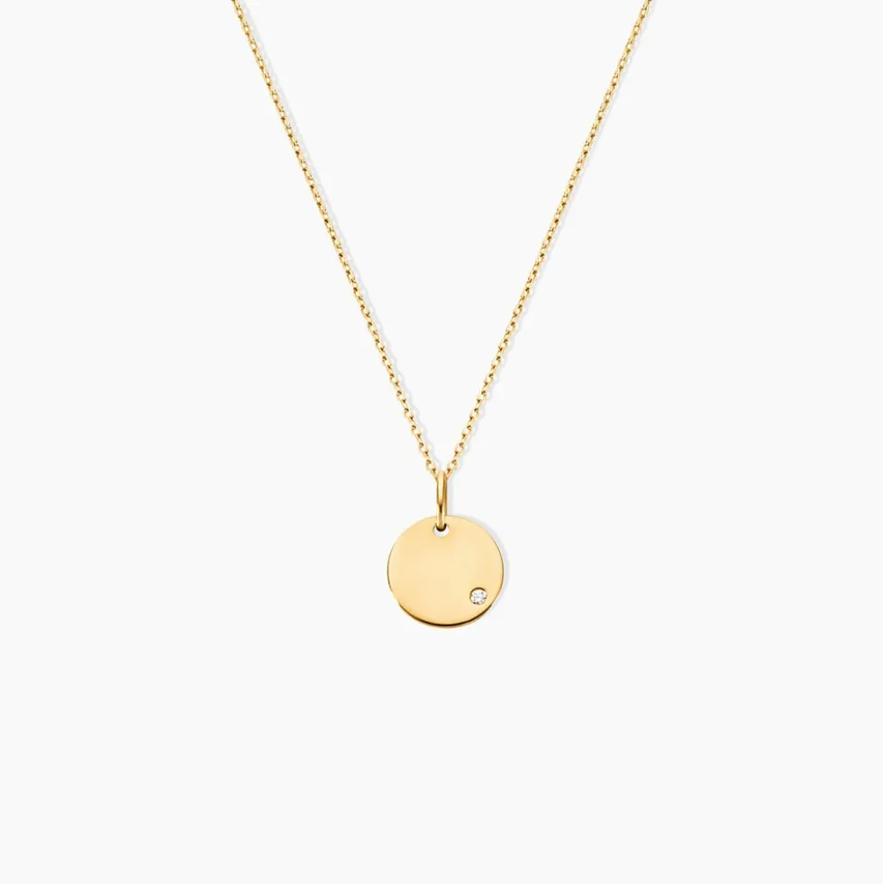 Collier Eleone Or Jaune Diamant