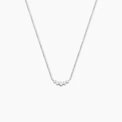 Collier Elinore Argent Blanc Oxyde De Zirconium