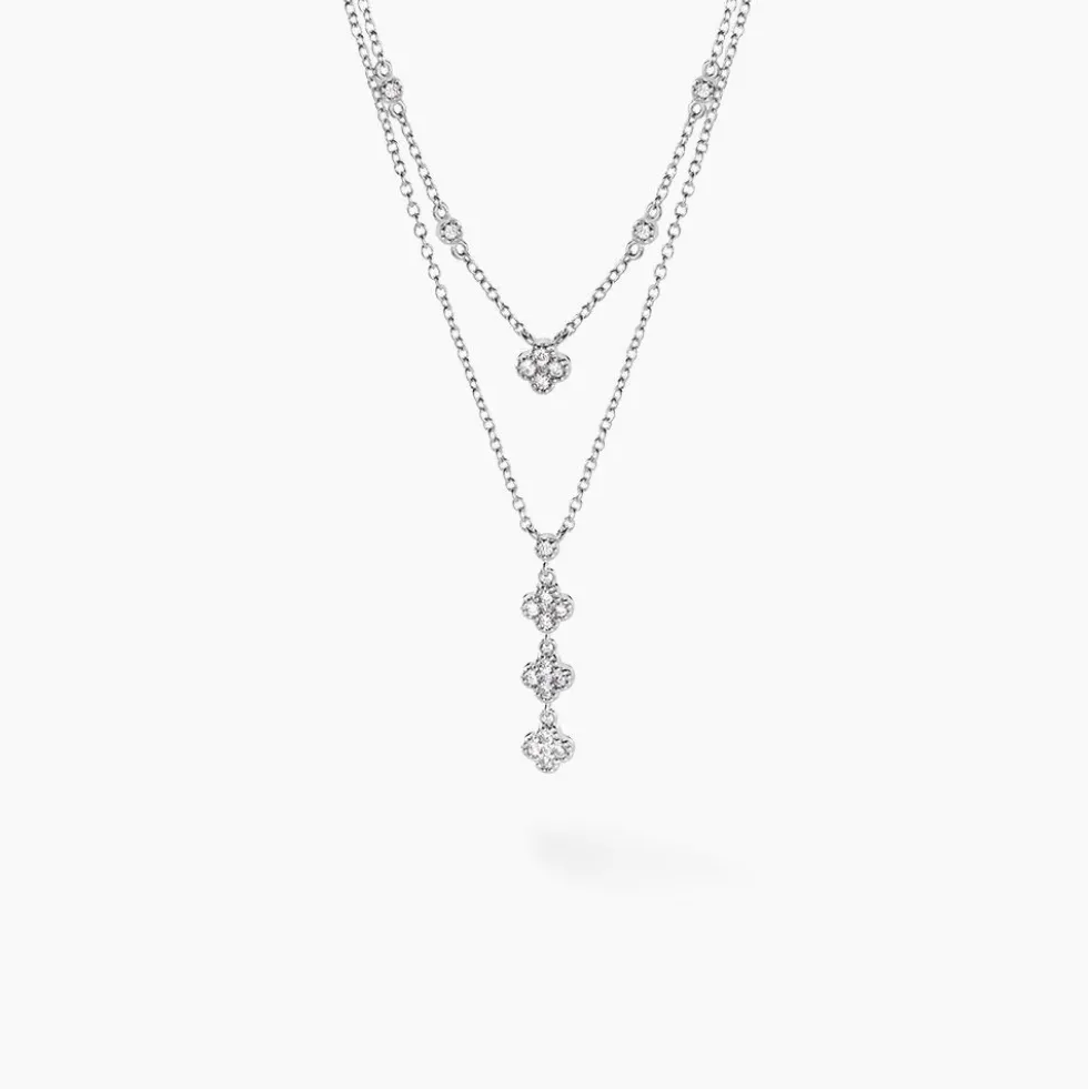Collier Emmie Argent Blanc Oxyde De Zirconium