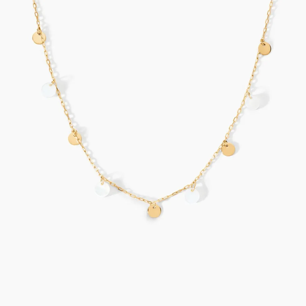 Collier Epurea Or Jaune Nacre
