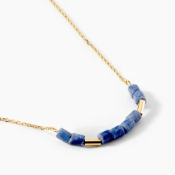 Collier Erdmann Or Jaune Aventurine