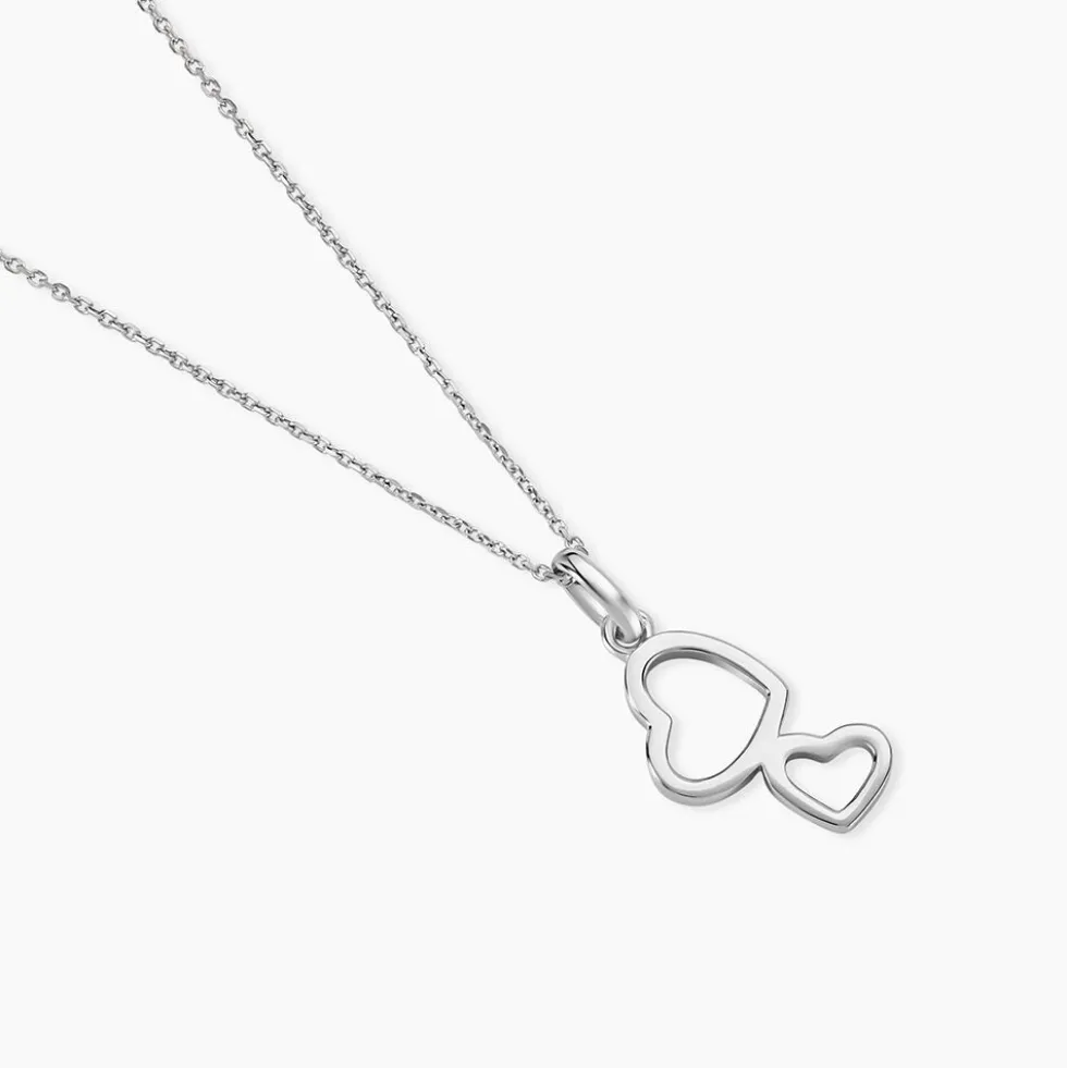 Collier Estina Argent Blanc