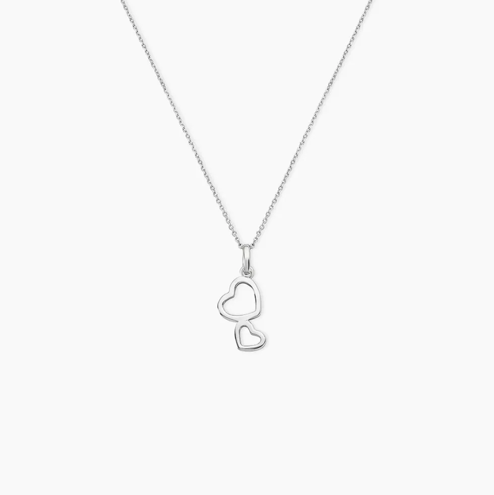 Collier Estina Argent Blanc