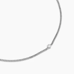 Collier Eternity Argent Blanc Oxyde De Zirconium