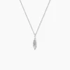 Collier Euriell Argent Blanc