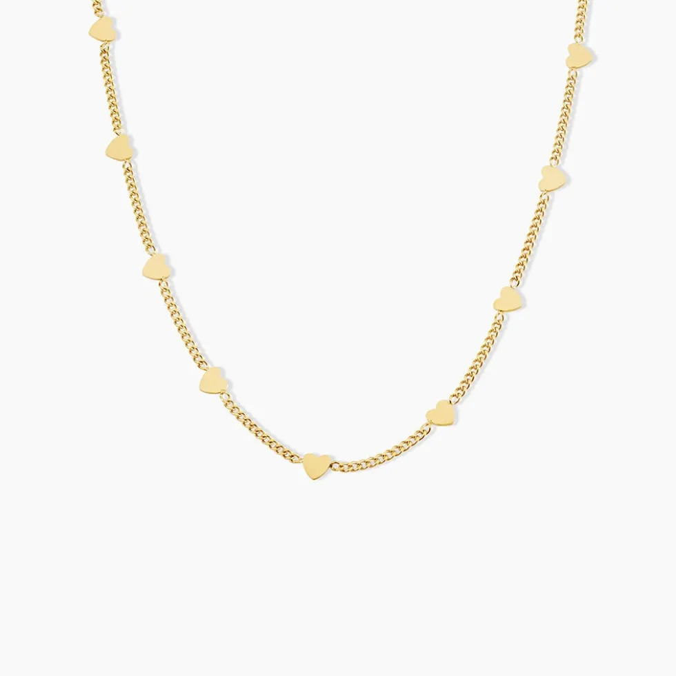 Collier Eva Acier Jaune