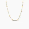 Collier Eva Acier Jaune