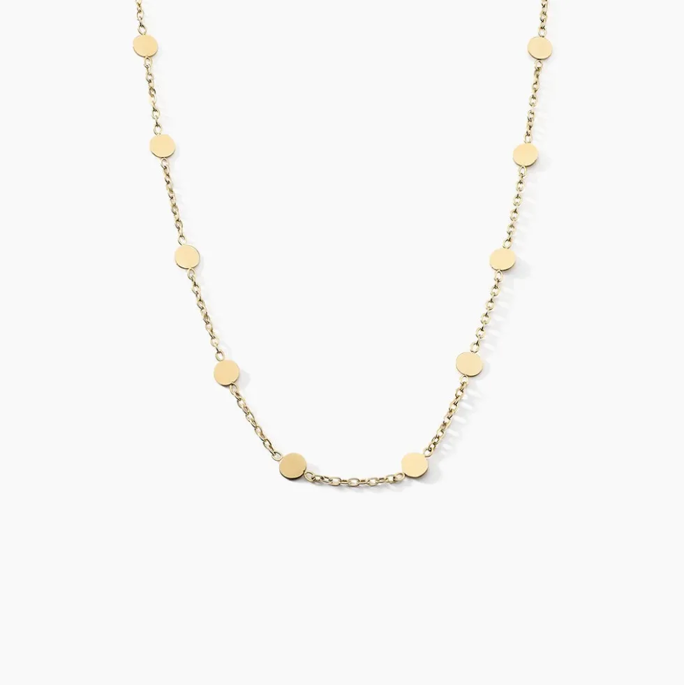 Collier Eva Acier Jaune