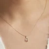 Collier Evana Or Jaune Oxyde De Zirconium
