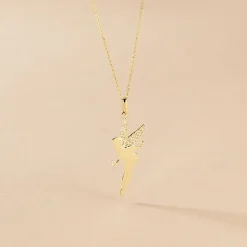 Collier Fee Or Jaune