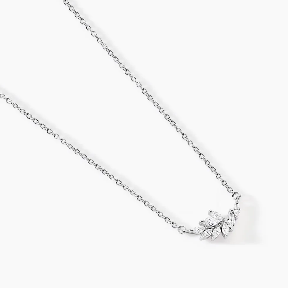 Collier Feeria Argent Blanc Oxyde De Zirconium