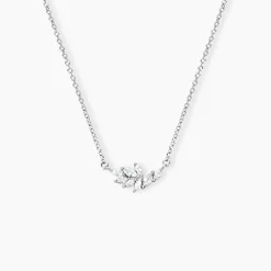 Collier Feeria Argent Blanc Oxyde De Zirconium