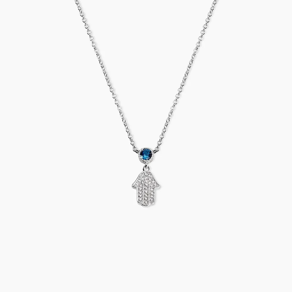 Collier Fidelma Argent Blanc Spinelle Oxyde De Zirconium