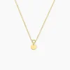 Collier Finesse Acier Jaune